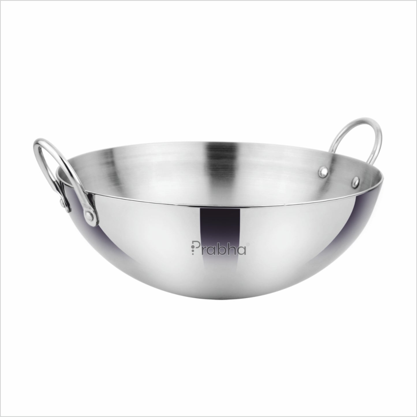 Prima Triply Capsule Bottom Kadhai Without Lid