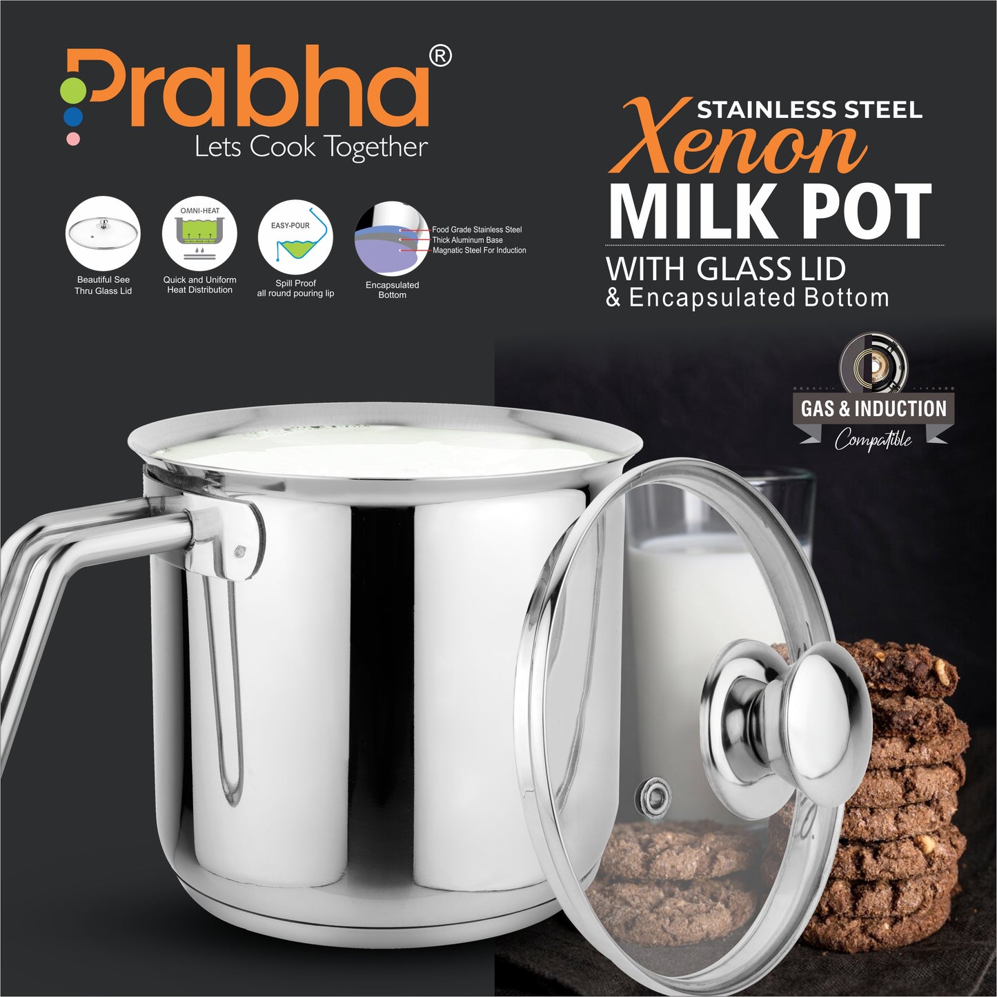 Xenon Ib Milkpot With Lid