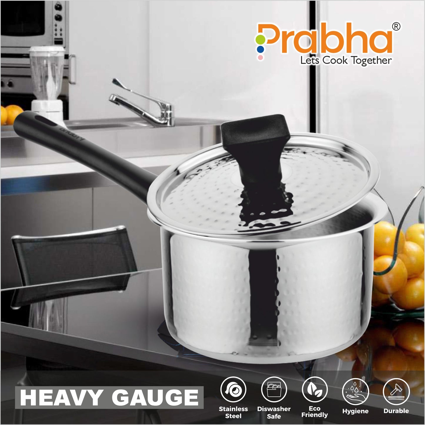 Magnum Hammered Saucepan With Lid