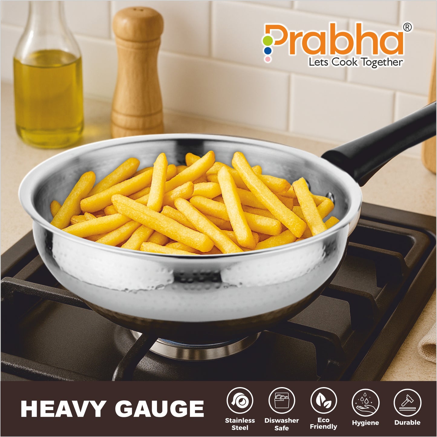 Magnum Hammered Frypan Without Lid