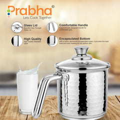 Xenon IB Hammered Milkpot With Lid