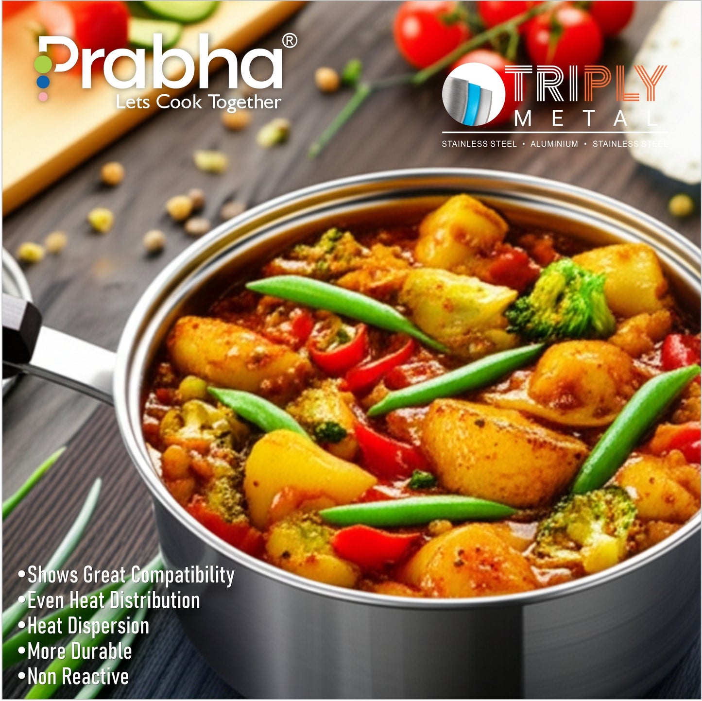 Prochef Belly Saucepan With Lid