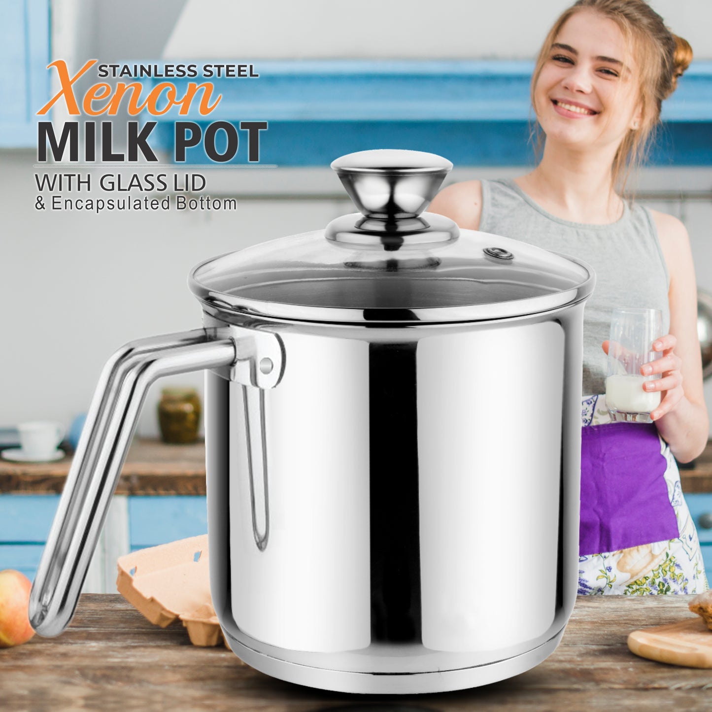 Xenon Ib Milkpot With Lid
