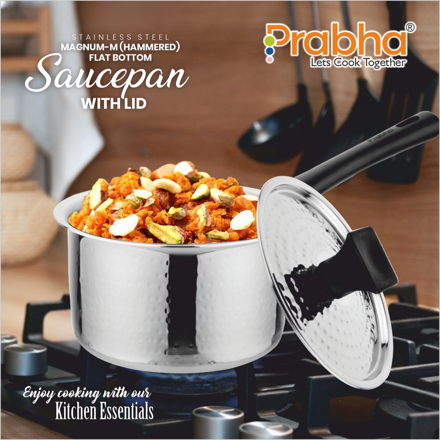 Magnum Hammered Saucepan With Lid