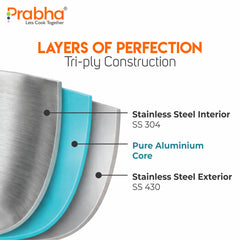 Triply Whizz Pressure Hammered Pan