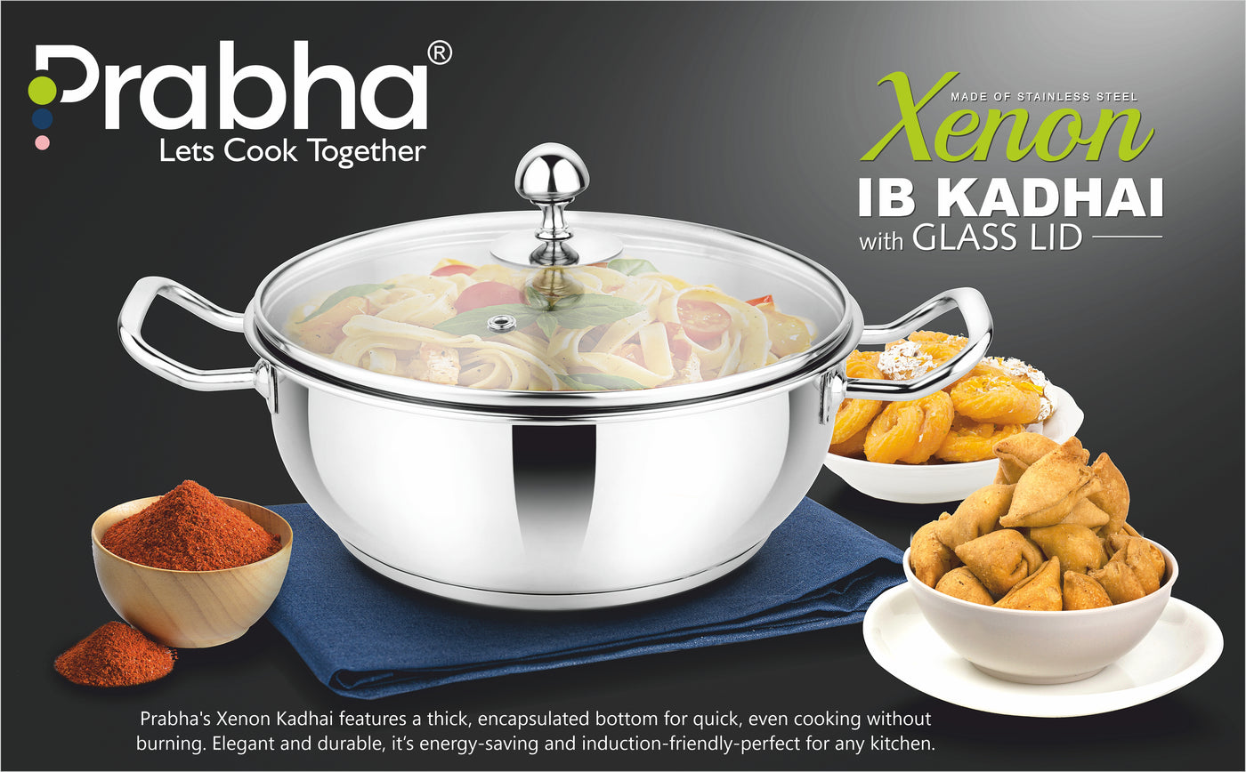 Xenon IB Kadhai with Lid