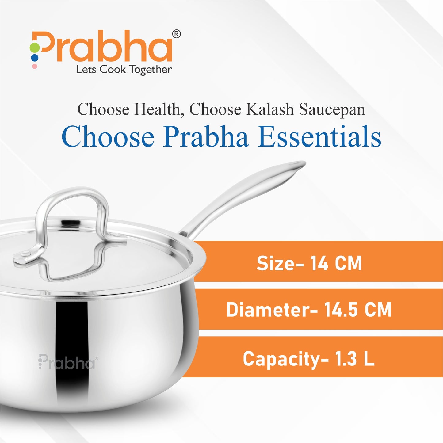 Prima Triply Kalash Saucepan With Lid