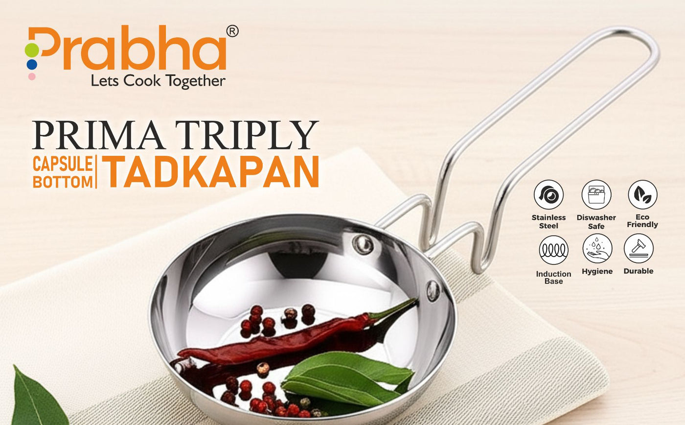 Prima Plus Capsule (Bottom) Tadka Pan
