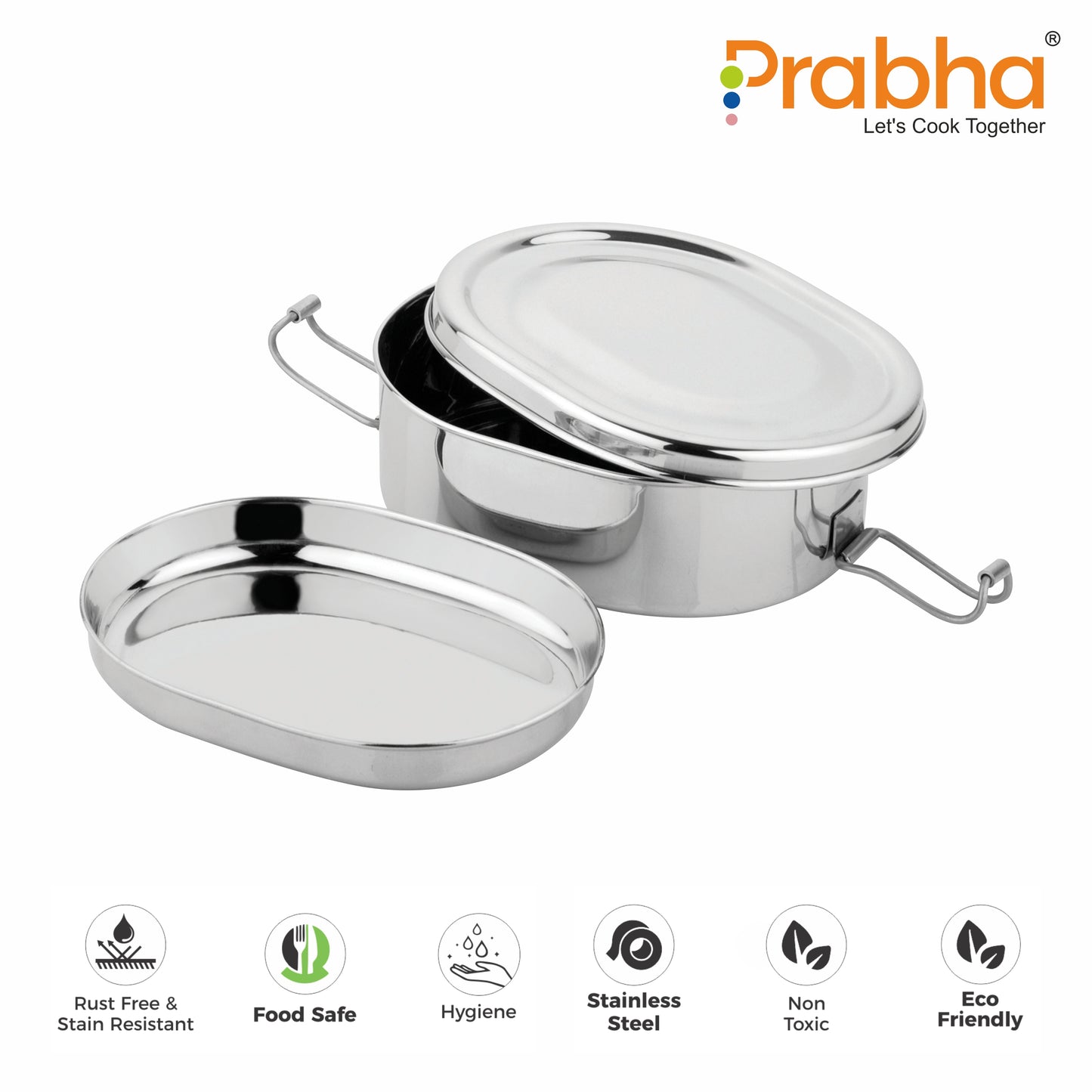 Stainless Steel Capsule Food Pack Lunch Box