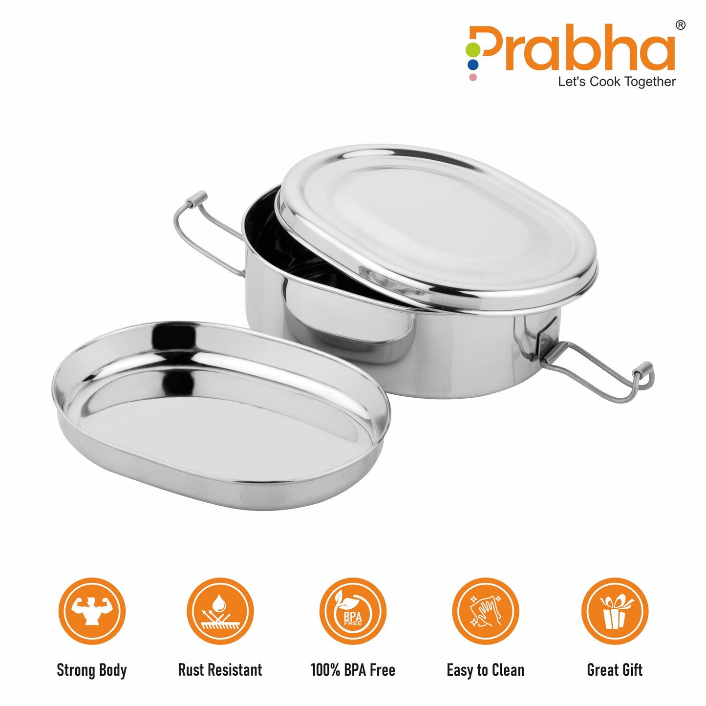 Stainless Steel Capsule Food Pack Lunch Box