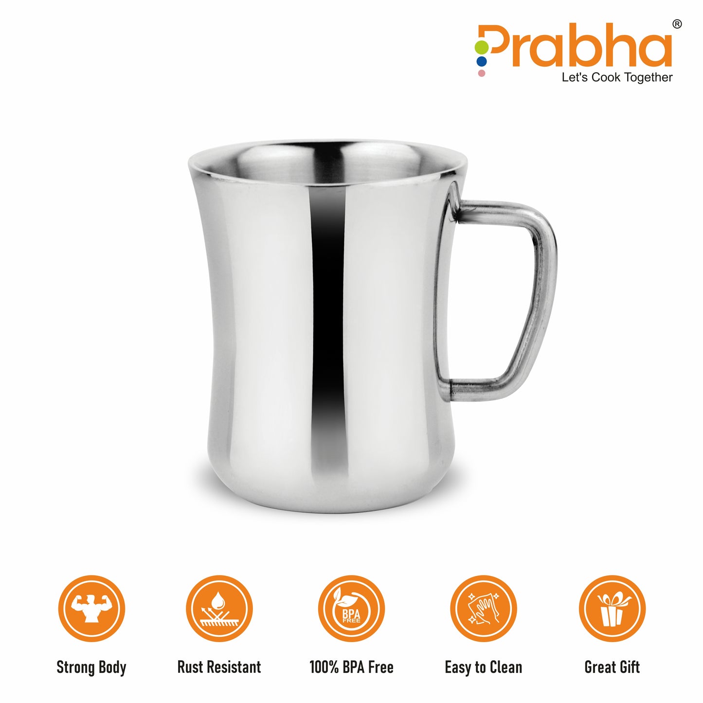 Dw Damru Mug 200ML (4 Pcs Set)
