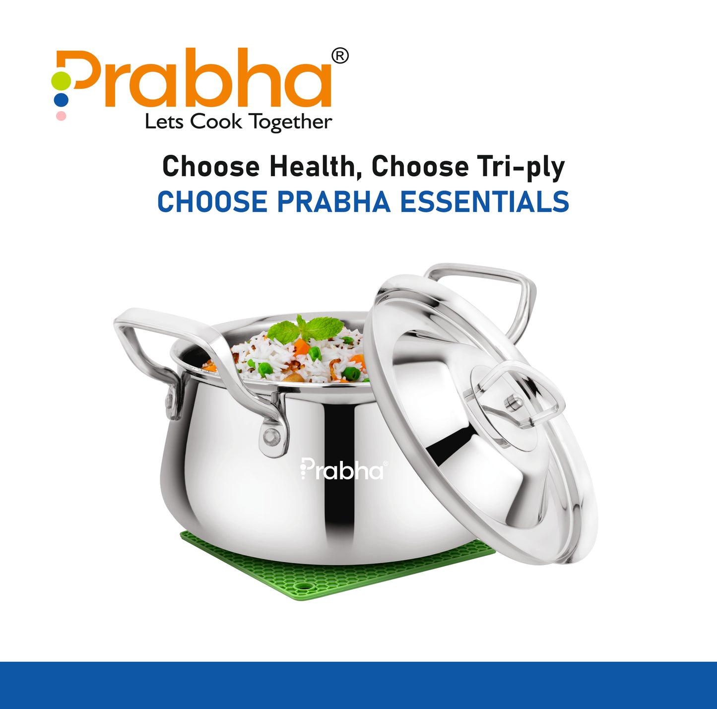 Elante Triply Biryani Handi With Lid