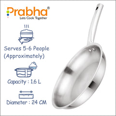 Elante Triply Frypan Without Lid