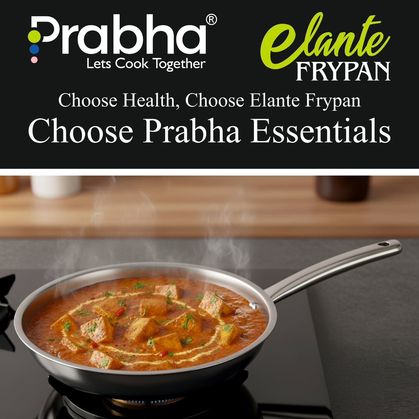 Elante Triply Frypan Without Lid