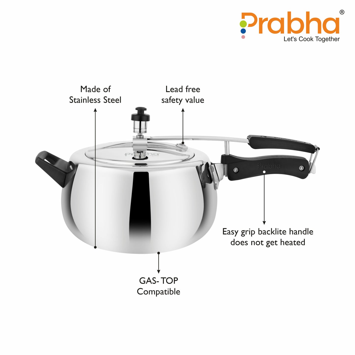 Ecobelly Aluminium Ib Pressure Cooker