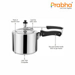 Load image into Gallery viewer, Ecoluxe Aluminium Plain Pressure Cooker
