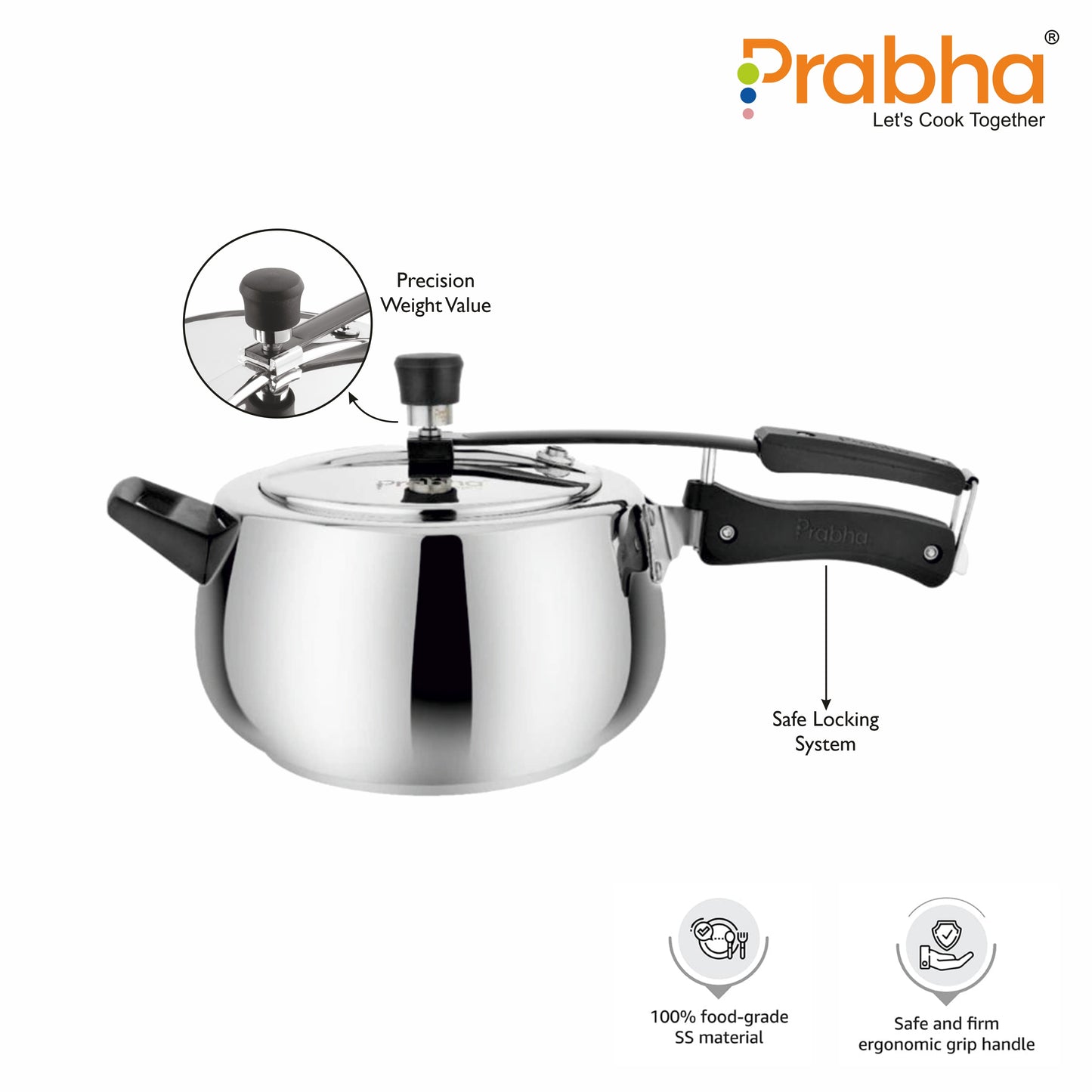 Stainless Steel Elegant Pressure Cooker