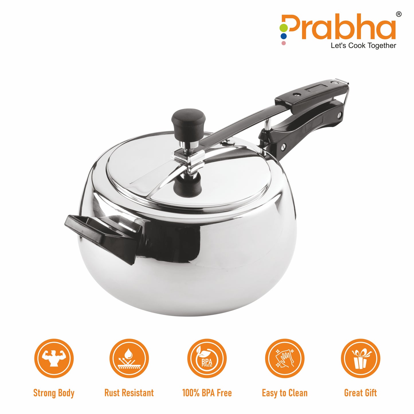 Stainless Steel Elegant Pressure Cooker