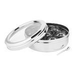 Load image into Gallery viewer, Stainless Steel Eye Candy Spice Box, See Through Glass Lid
