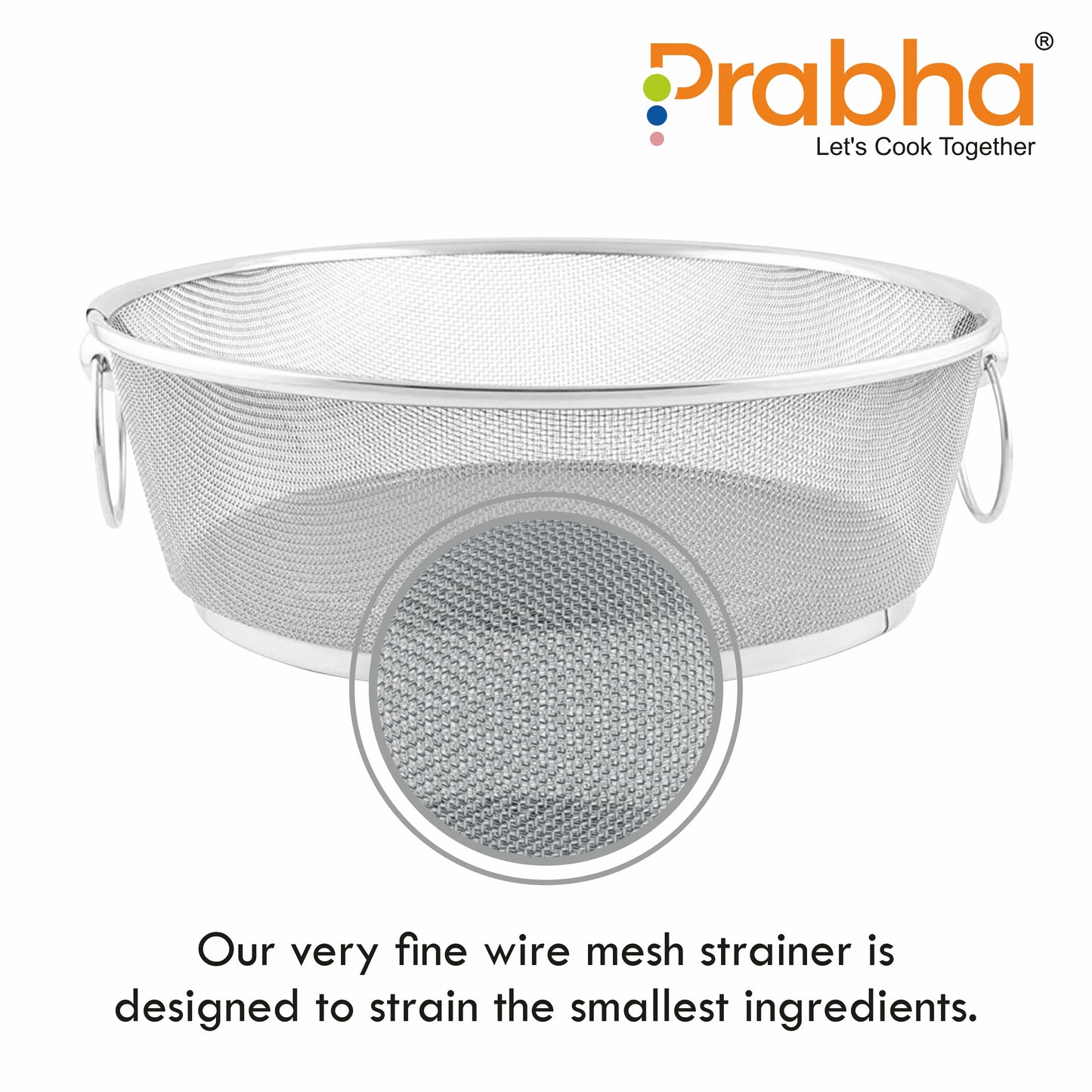 Stainless Steel Round Fridge Basket With Handle for Home & Kitchen Use