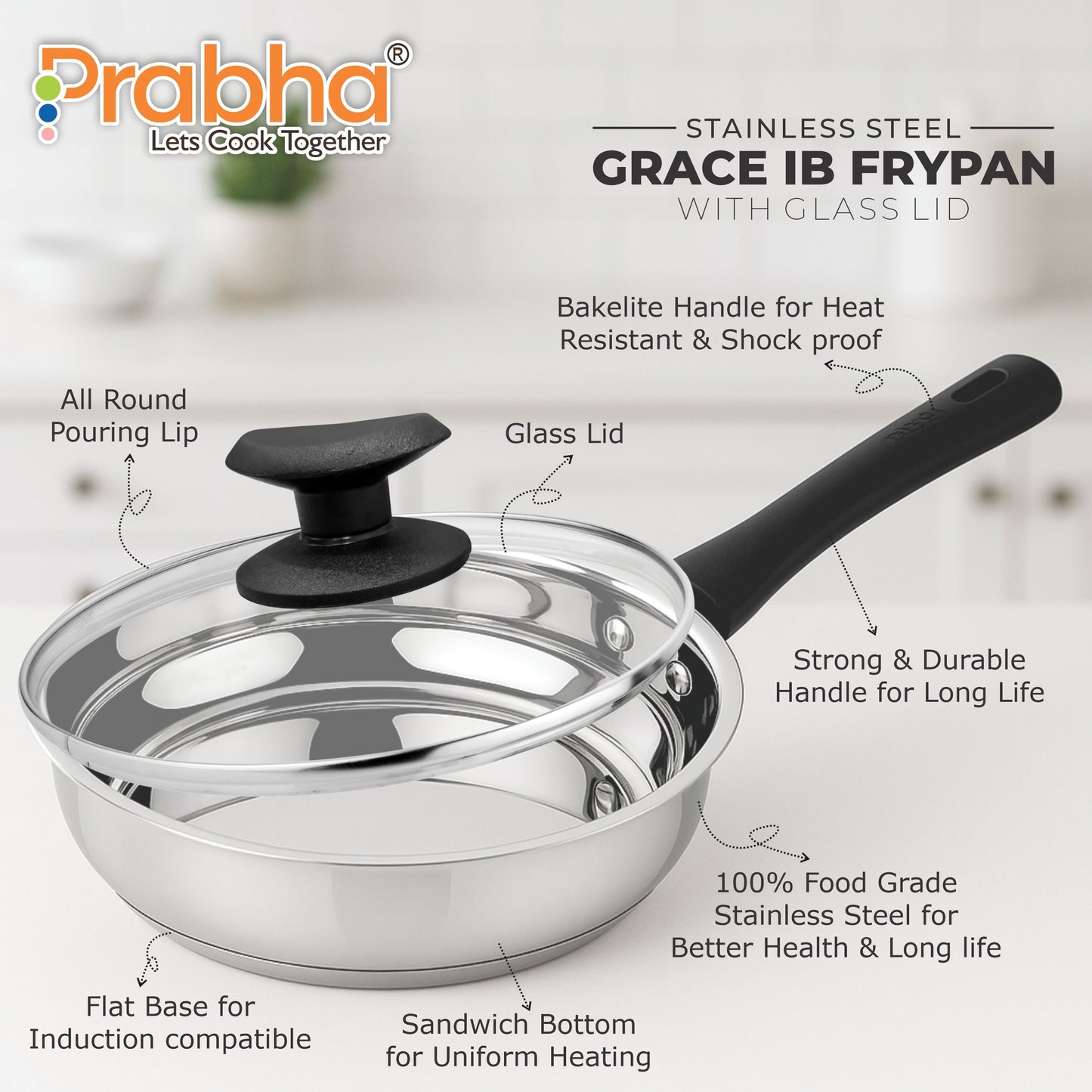 Grace IB Frypan With Lid