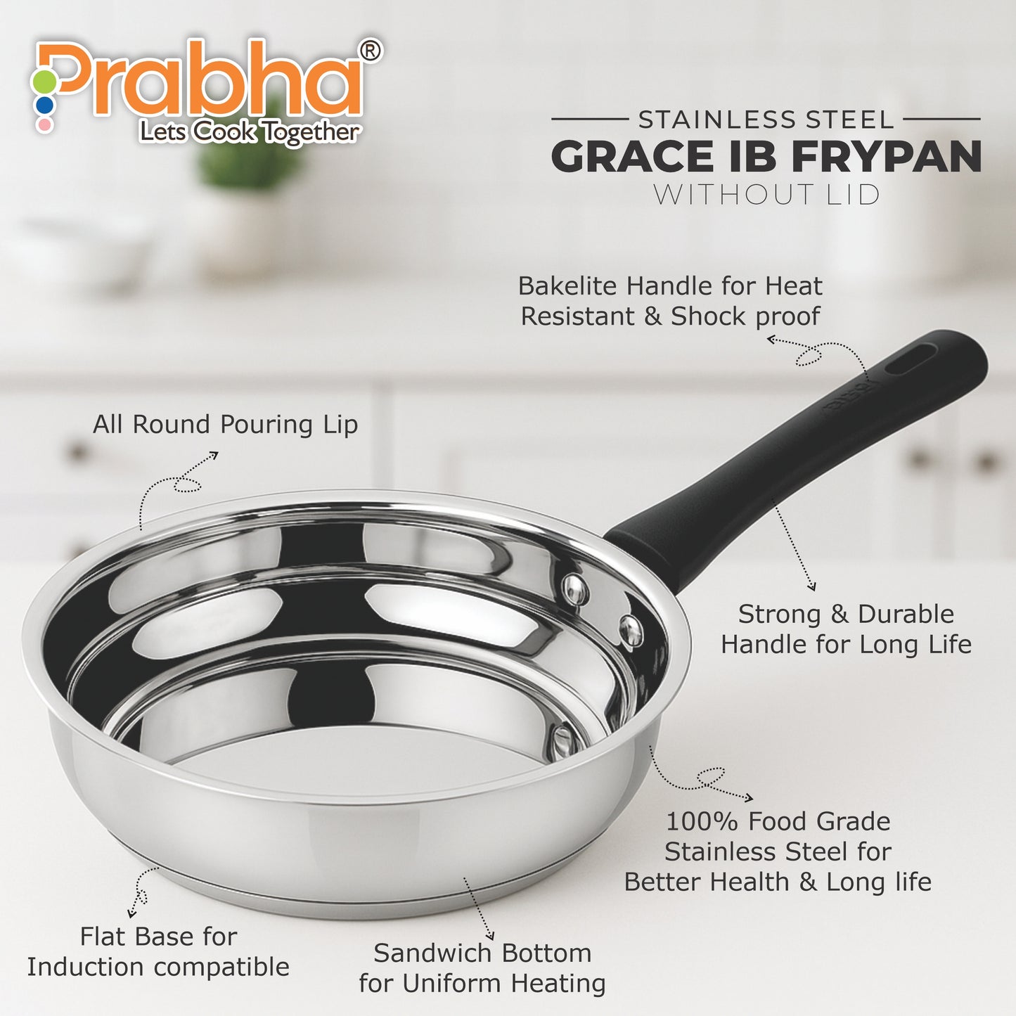 Grace IB Frypan Without Lid