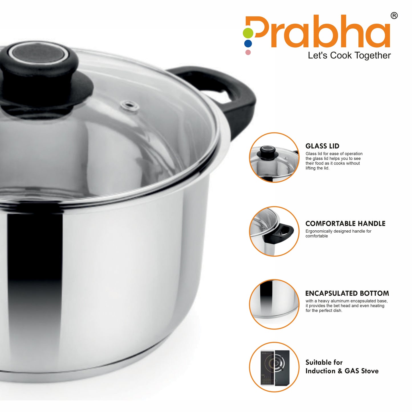 Grace IB Casserole With Lid - Prabha