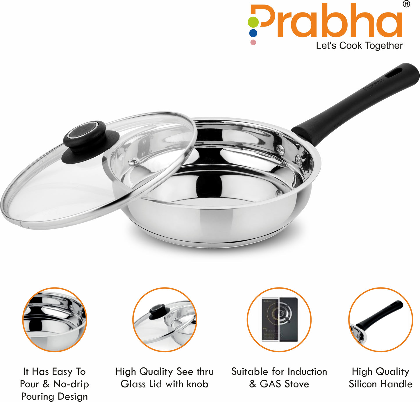 Grace IB Frypan With Lid - Prabha