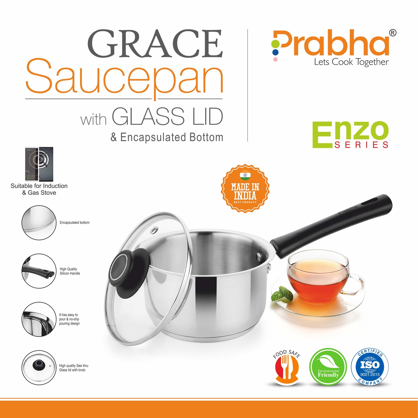 Grace IB Saucepan With Lid