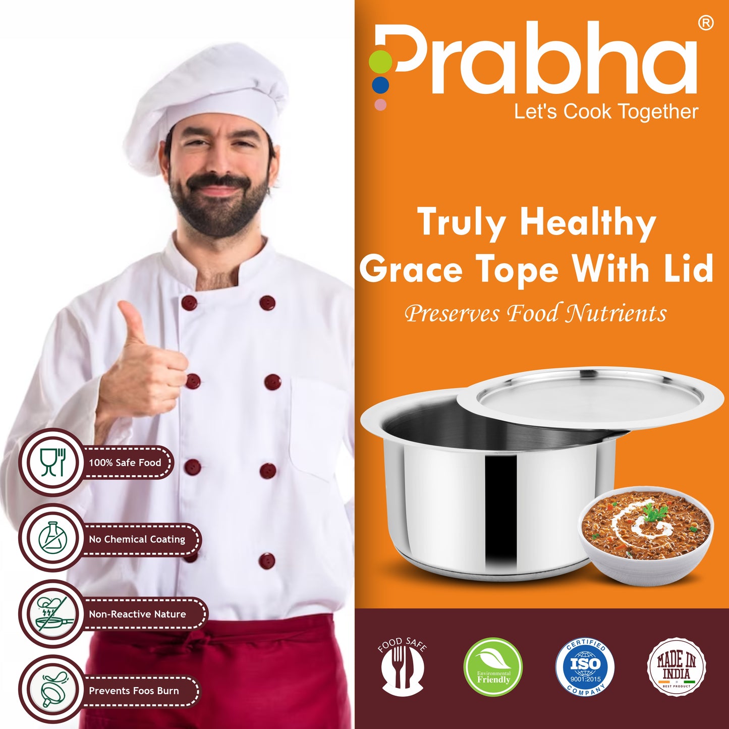 Grace IB Tope With Lid