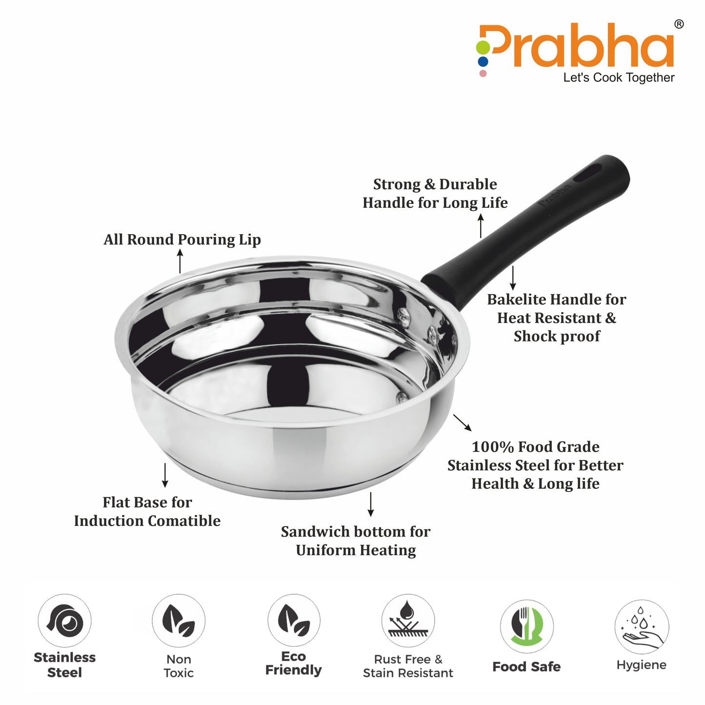 Grace IB Frypan Without Lid