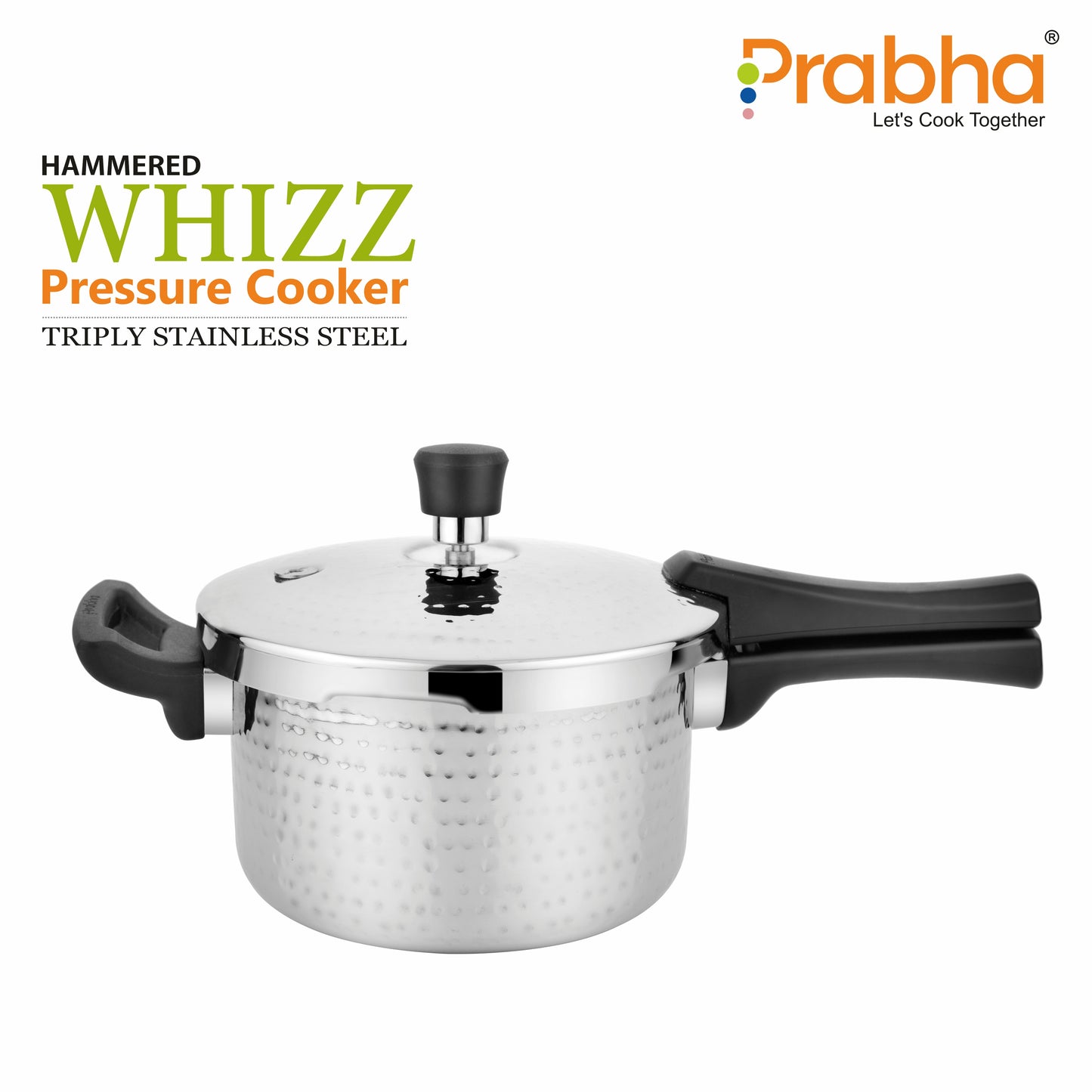Triply Whizz Pressure Cooker Hammered