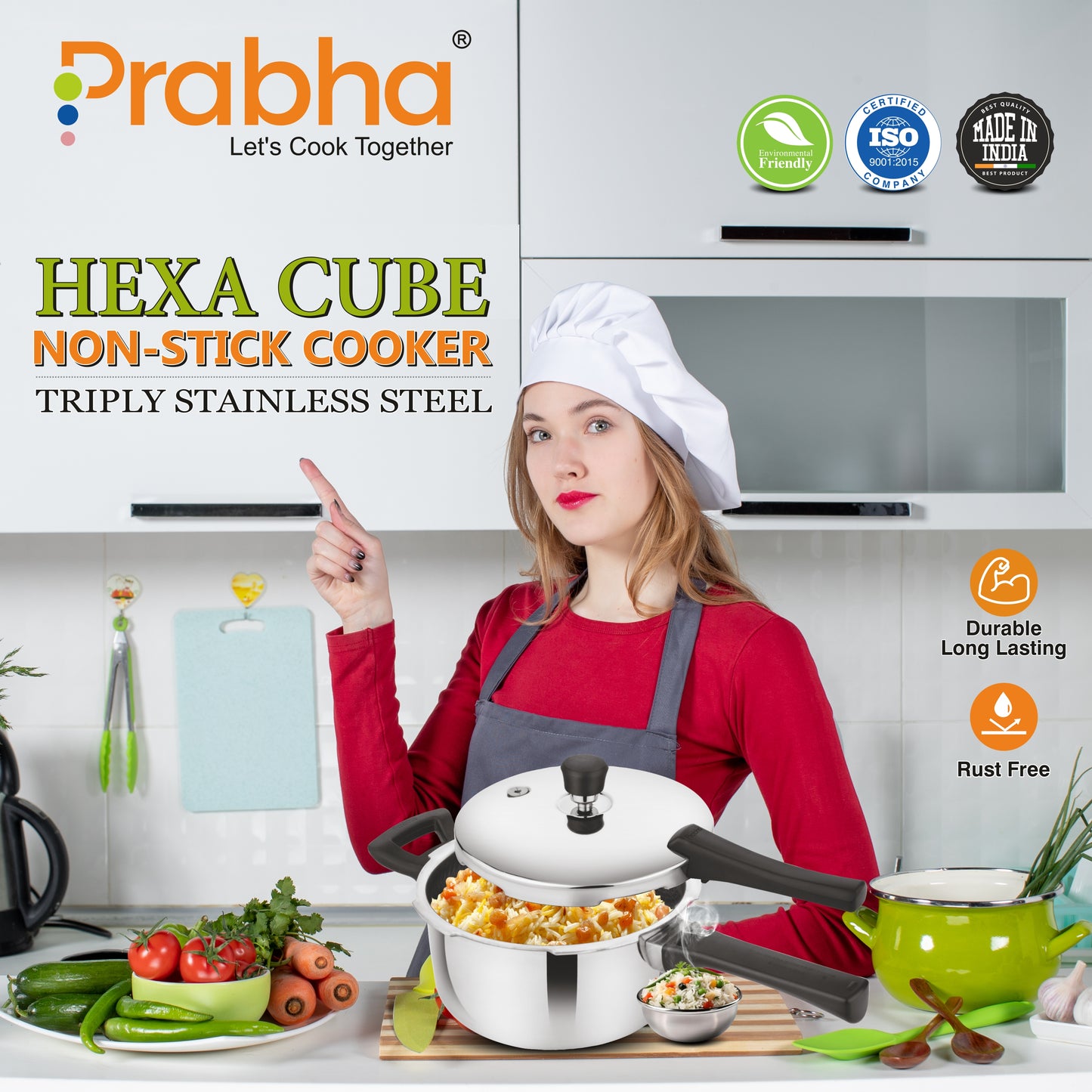 Triply Hexa Cube Non Stick Cooker