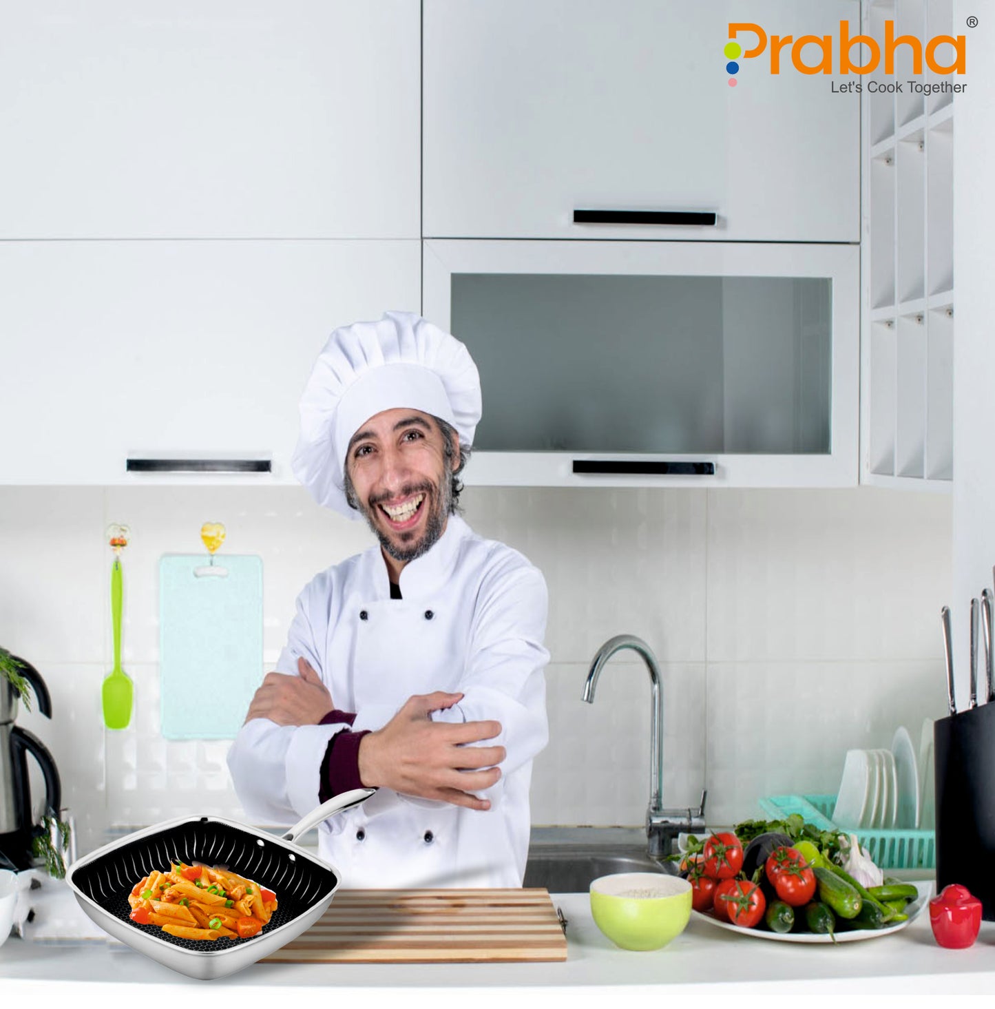 Triply Hexa Cube Square Pan, 24CM