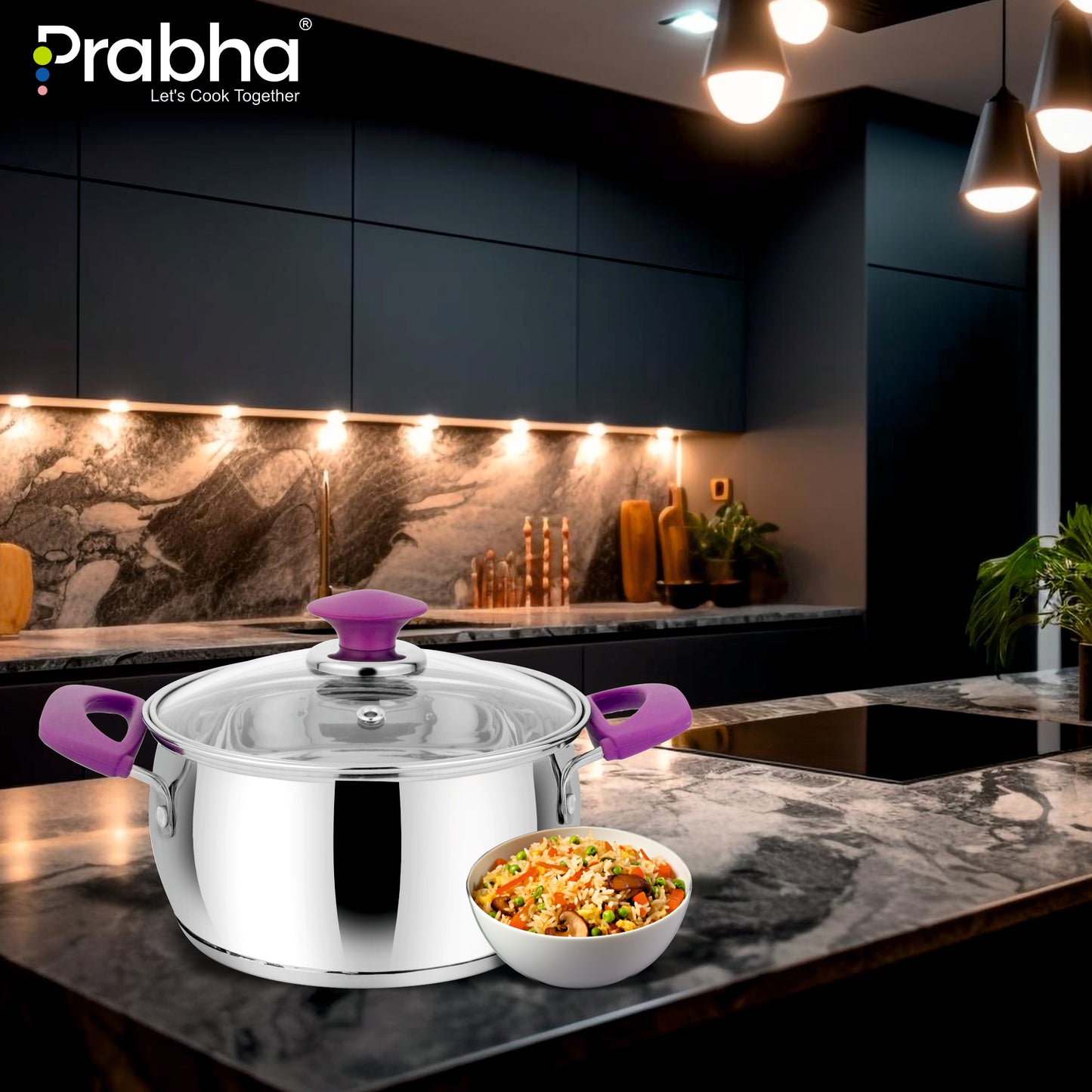 Ib Marina Casserole With Glass Lid
