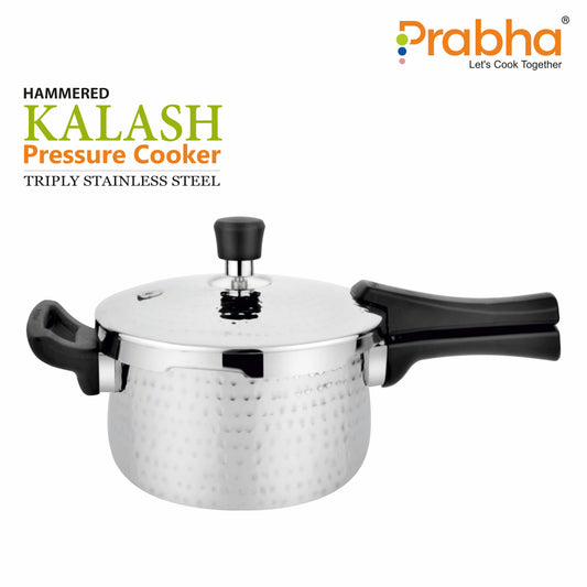 Triply Kalash Pressure Cooker Hammered