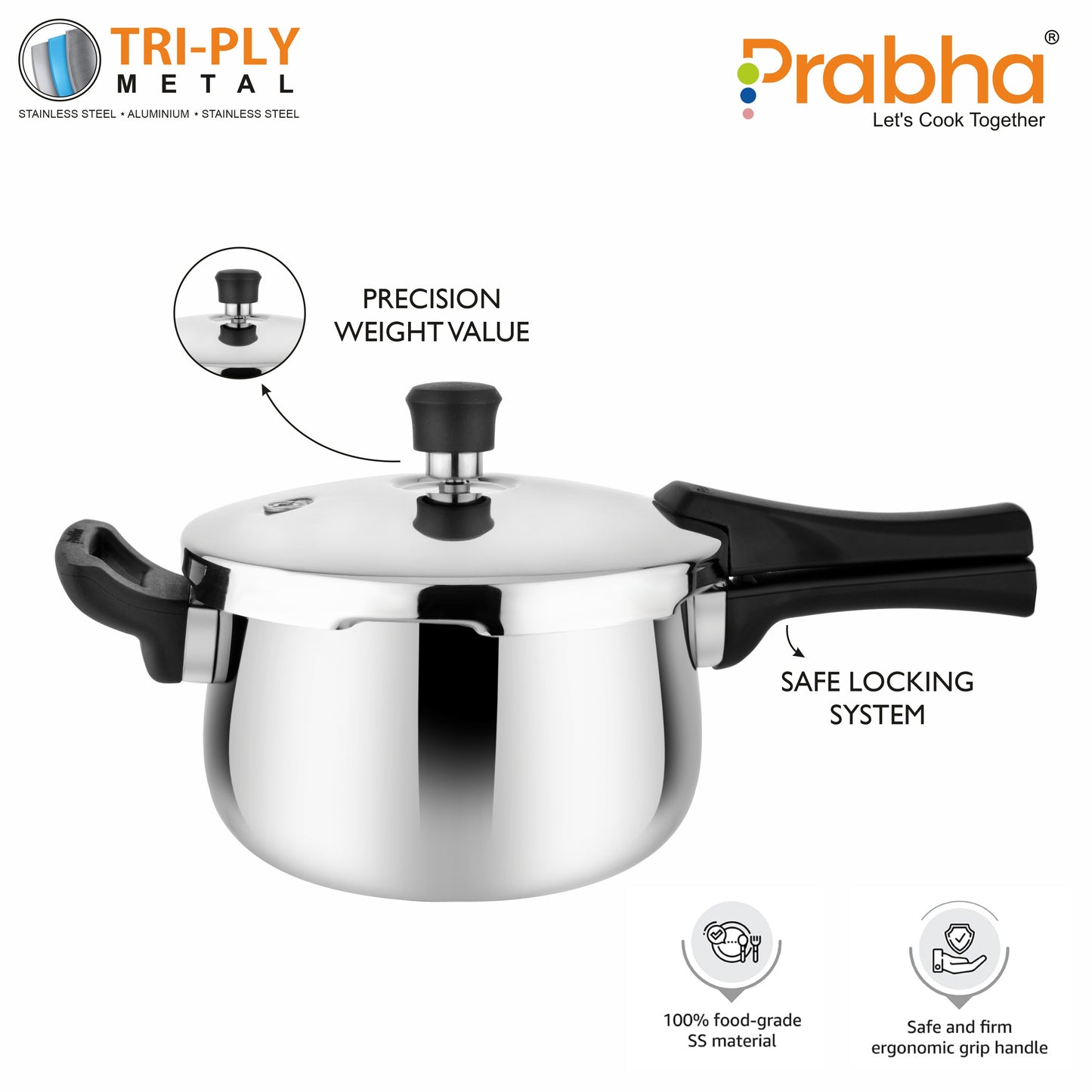 Triply Kalash Pressure Cooker