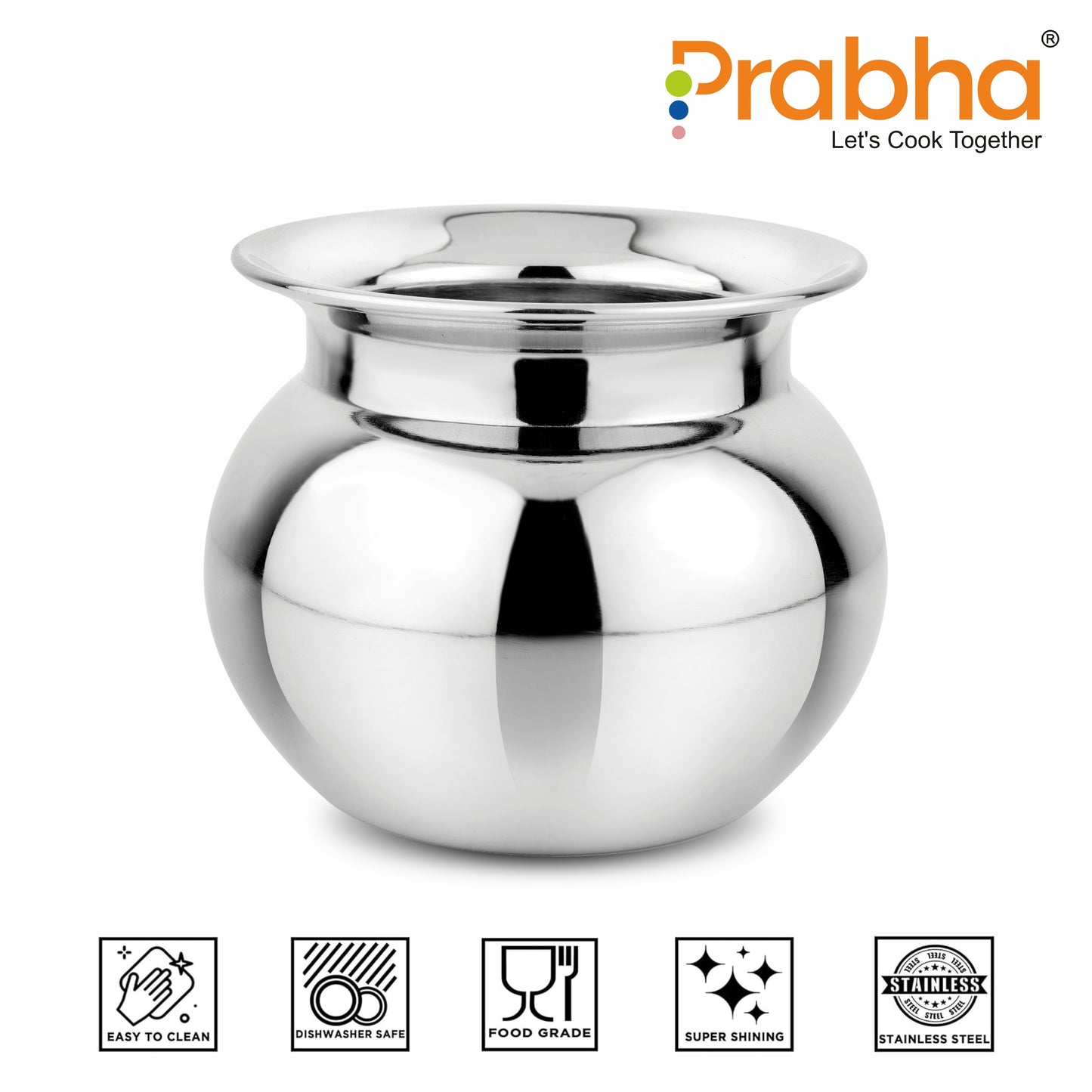Stainless Steel Multi-Purpose Kumkum Lota - Prabha