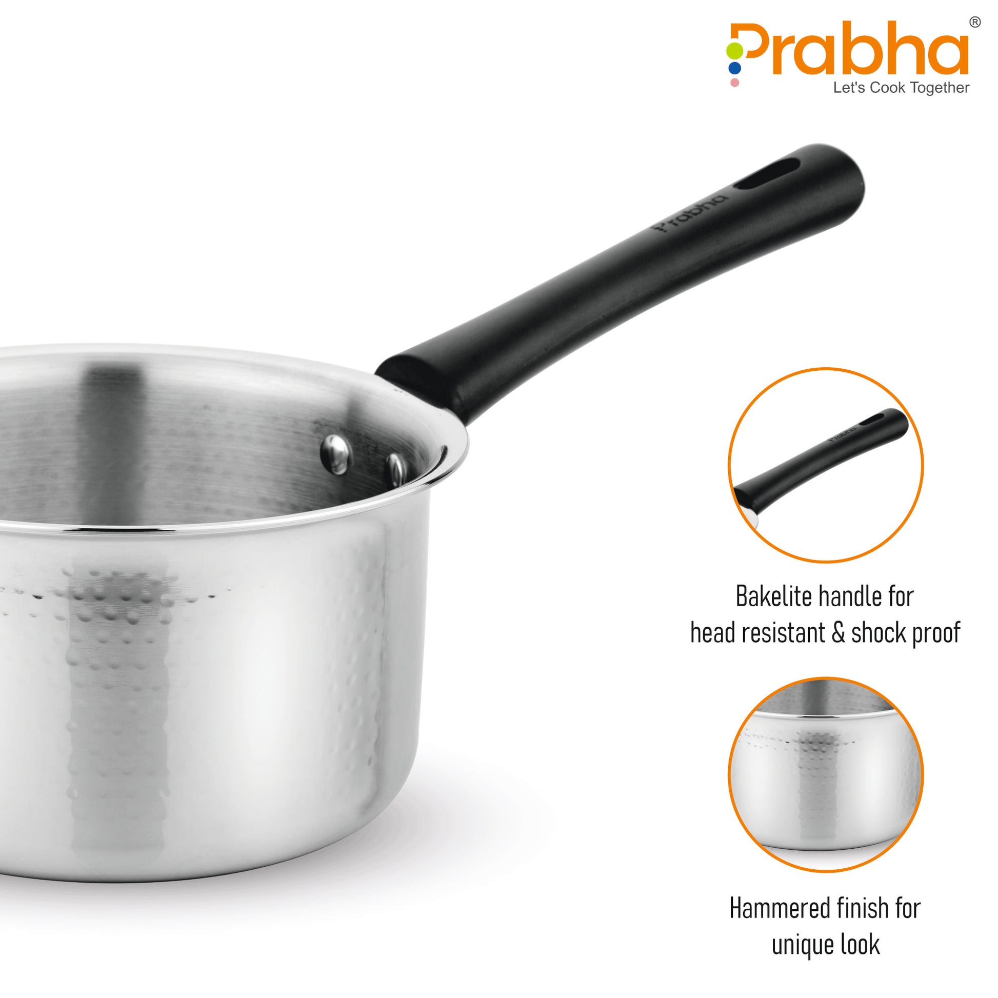 Magnum Hammered Saucepan Without Lid