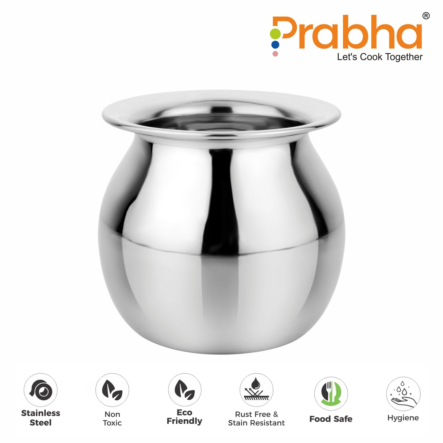 Stainless Steel Mango Lota - 350 ML - Prabha