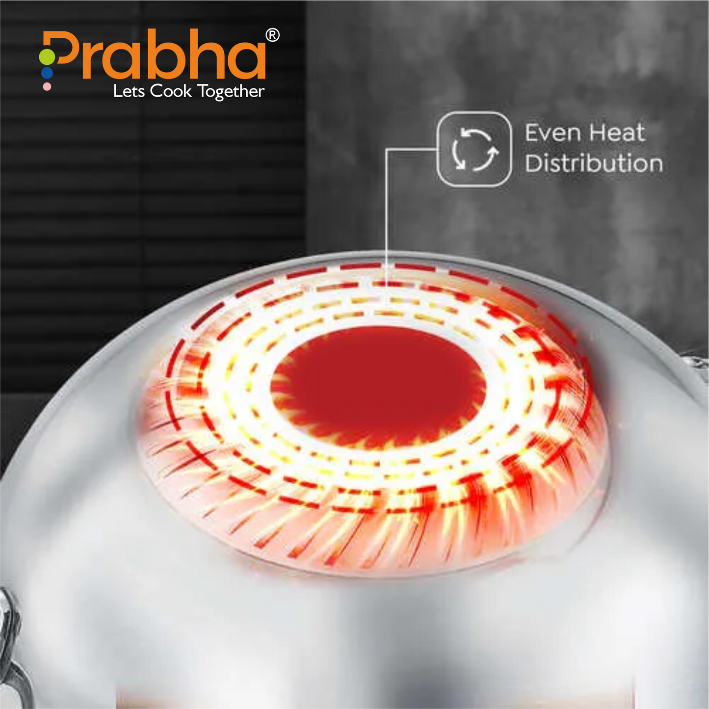 Omega Tri-Ply Mini Kadhai Without Lid