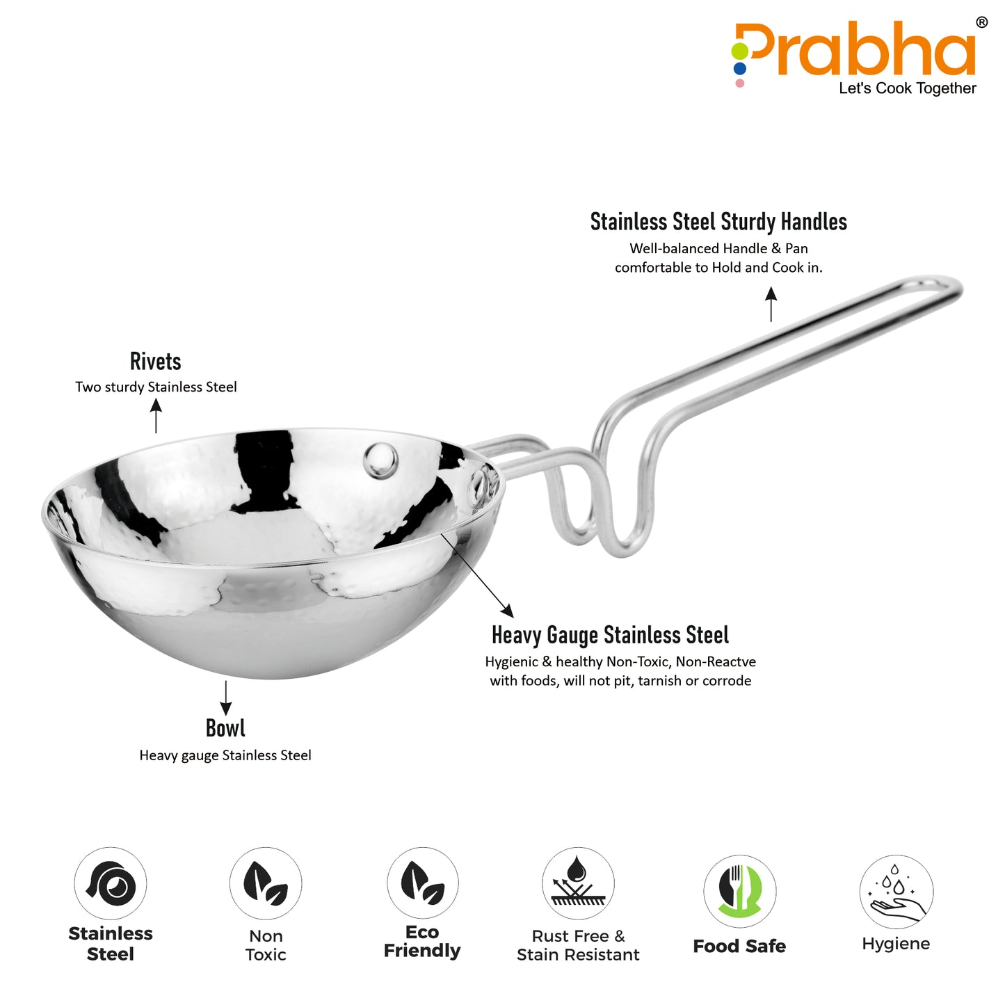 Magnum Hammered Tadka Pan