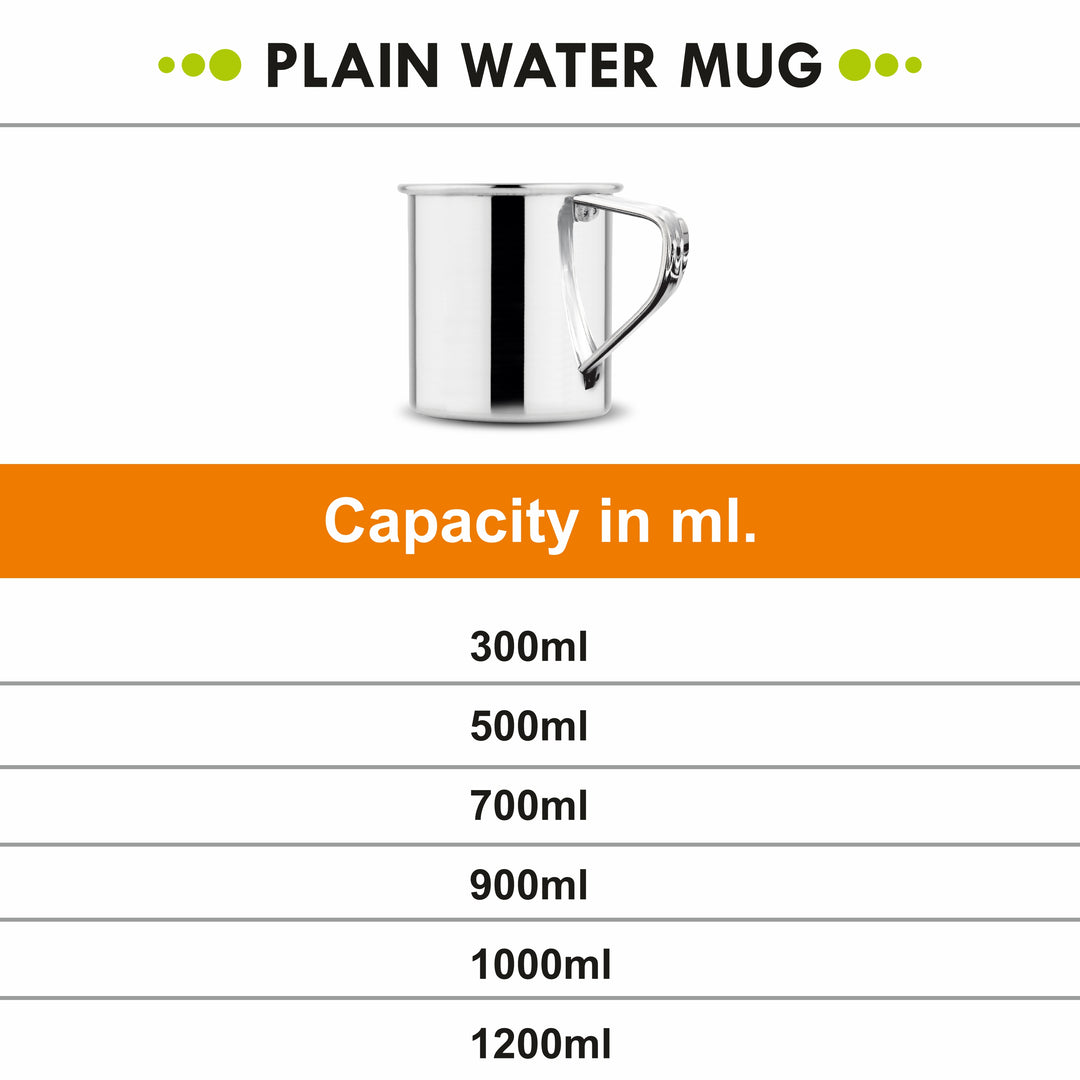 Stainless Steel Water Mug | Multipurpose Mug for Milk, Hiking, and Camping and More