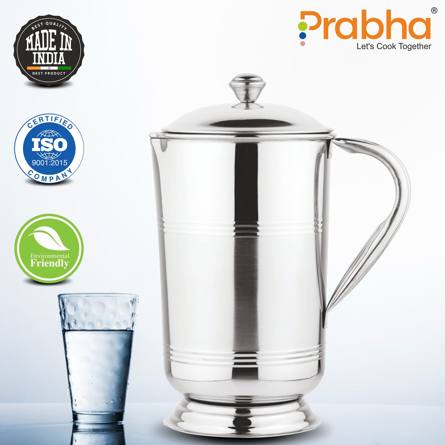 Stainless Steel Pendy Water Jug, 1900ml - Ideal for Home & Kitchen
