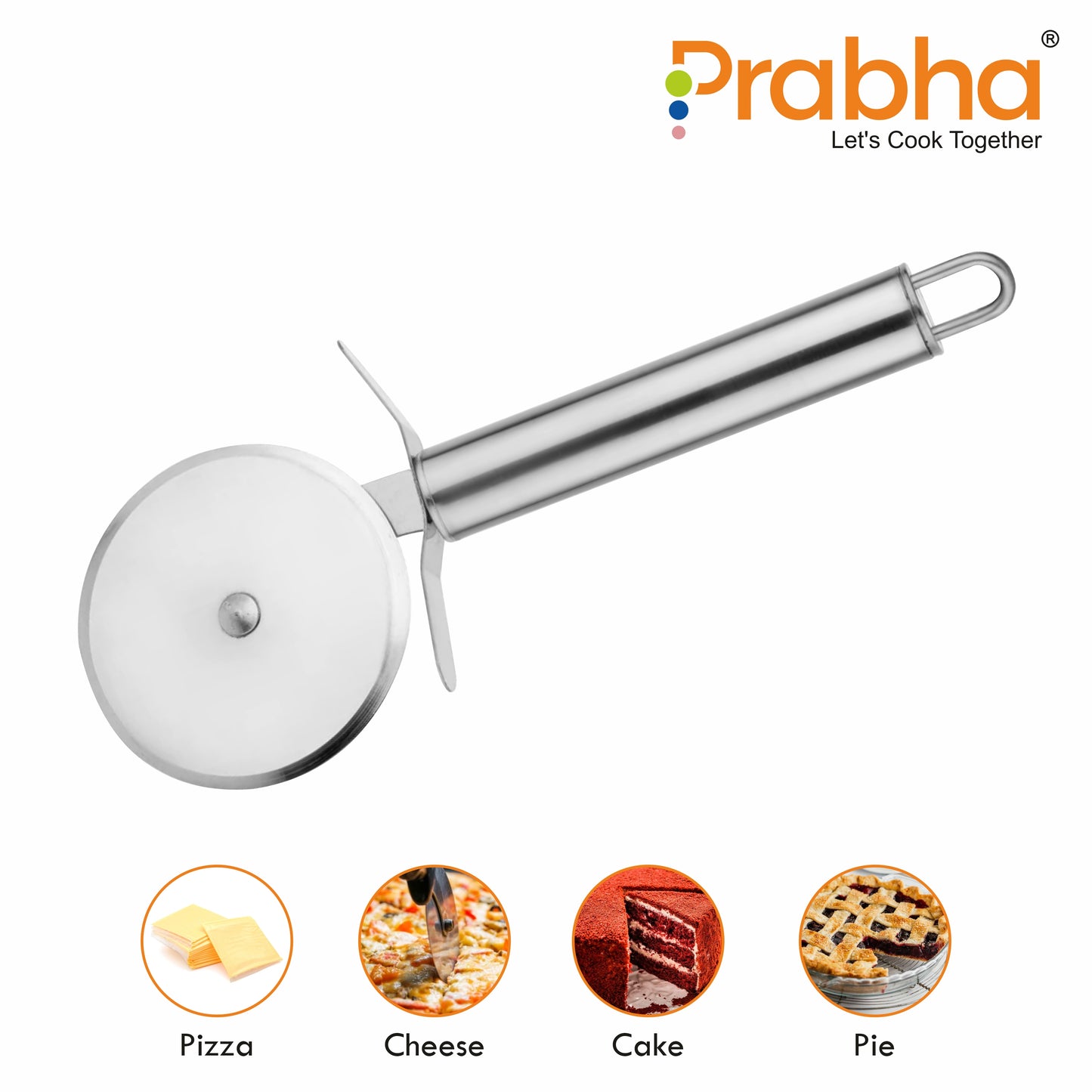 Premium Stainless Steel Multifunctional Pizza Cutter, Wheel Cutter