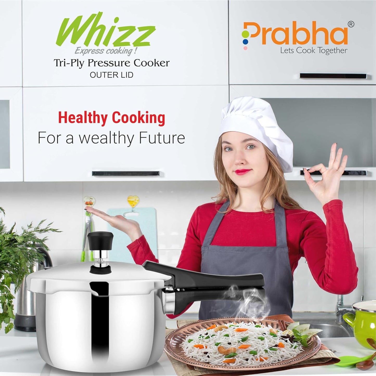 Triply Whizz Pressure Cooker