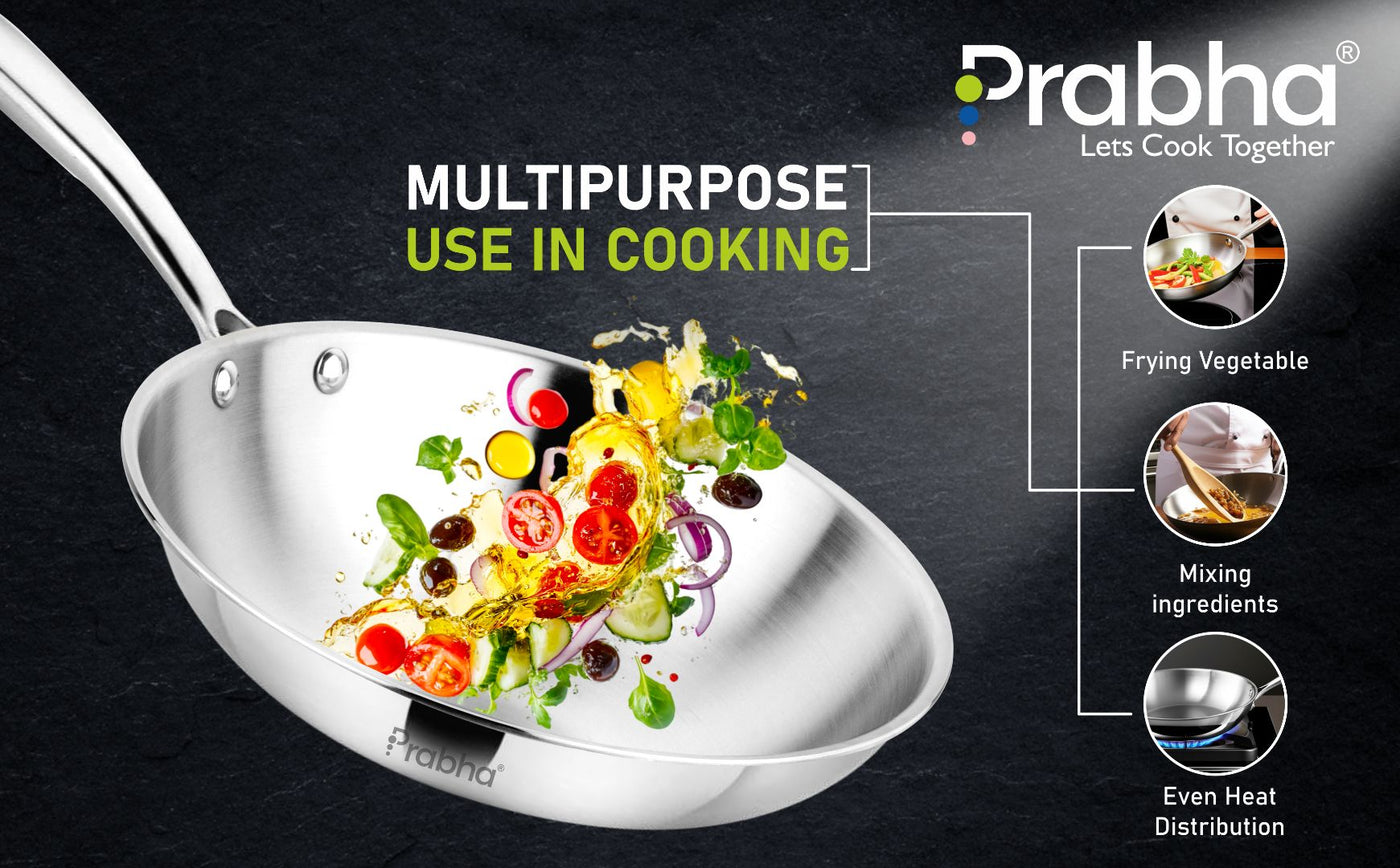 Prima Triply Frypan Without Lid
