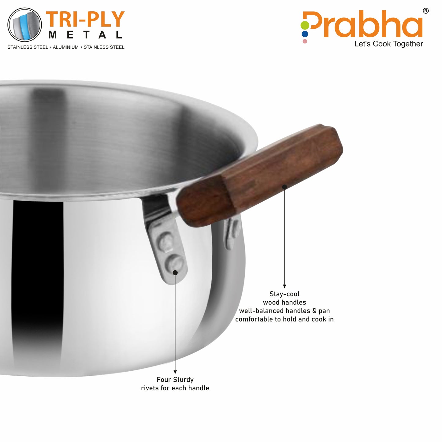 Prochef Belly Casserole With Lid