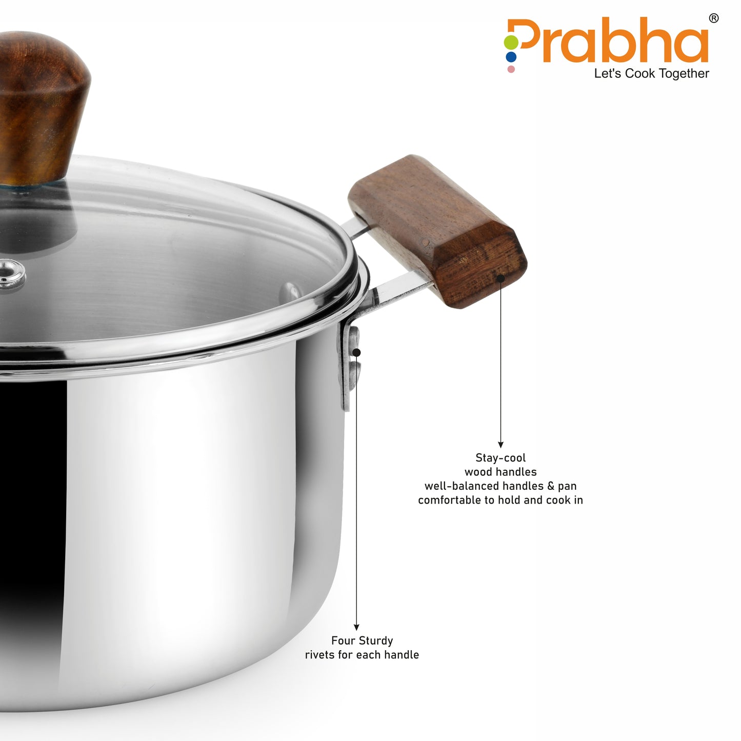 Prochef Casserole With Glass Lid