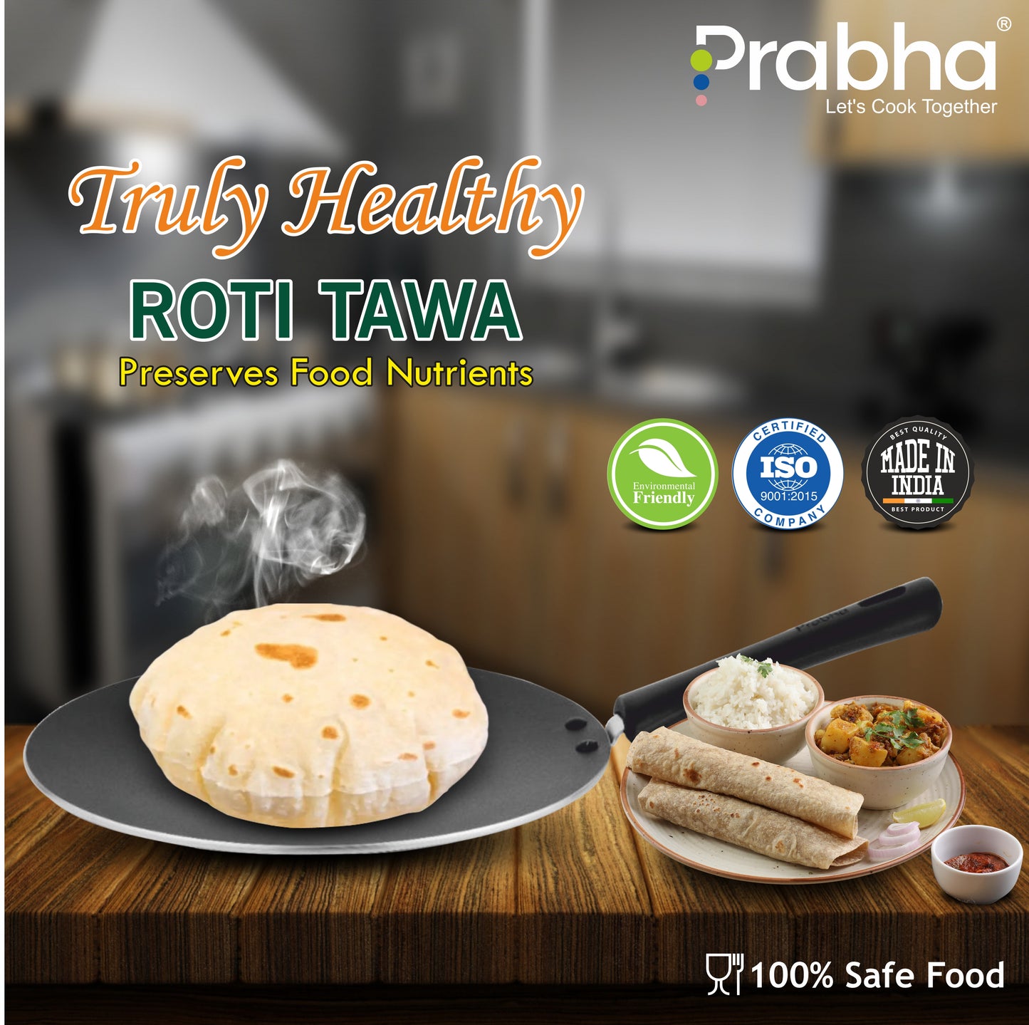 Astrid Nonstick Flat Roti Tawa